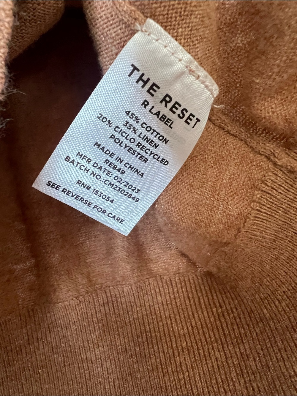 Reset - R Label Low Key Long Sleeve - Picture 4 of 5